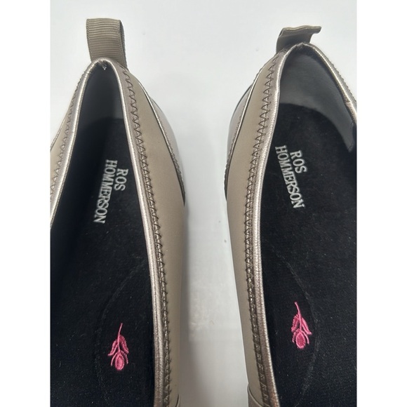 ROS HOMERSSON “CAROL” SLIP ON EXCELLENT PREOWNED BEIGE PEWTER MAXIMUM COMFORT - Picture 4 of 12